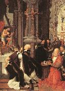 ISENBRANT, Adriaen Mass of St Gregory sf china oil painting reproduction